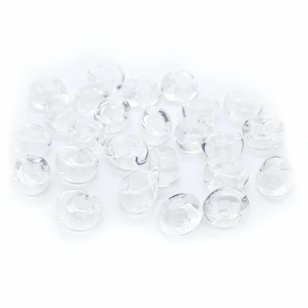 Korálky broušené CZ, 9-10mm, čirá 25ks