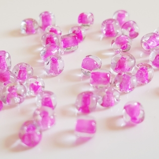 Rokajl s průtahem NEON, 4mm, růžová neon, 50g