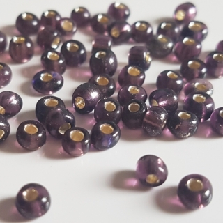 Rokajl s průtahem, 4mm, fialová, 50g