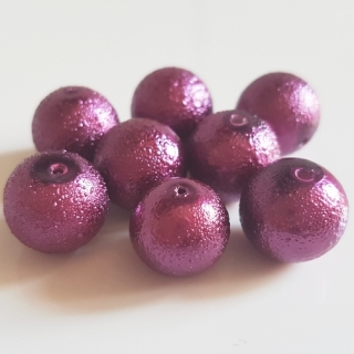 Zigana, 12mm, růžová fuchsie, 10ks