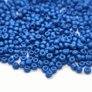 Rokajl skleněný, 2mm, tyrkys, 50g