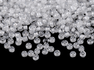 Rokajl s průtahem zářivý, 3mm, bílá, 50g