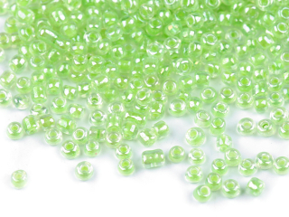 Rokajl s průtahem zářivý, 3mm, zelená sv., 50g