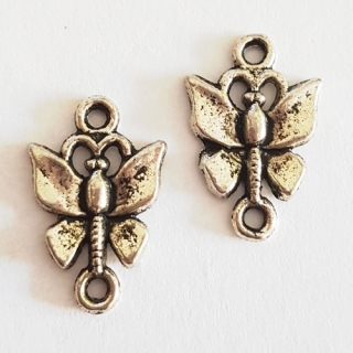 Mezidíl 12x18mm, motýl, 4ks