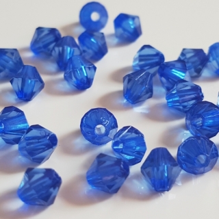 Lucerna, 6x6mm, modrá královská, 50ks