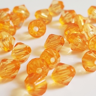 Lucerna, 6x6mm, oranžová, 50ks