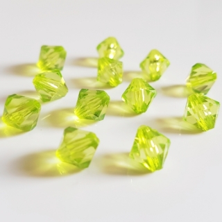 Lucerna, 8x8mm, zelená světlá, 50ks