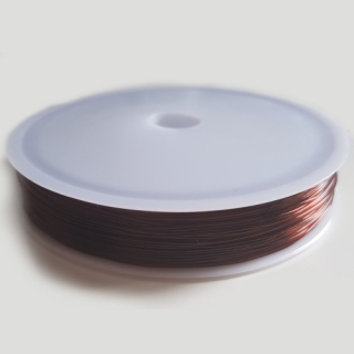 Pruženka kulatá, 0,4-0,6 mm, hnědá, 15-18m