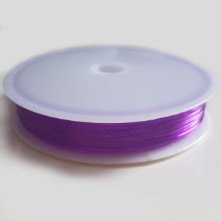 Pruženka kulatá, 0,4-0,6 mm, fialová tmavá, 15-18m