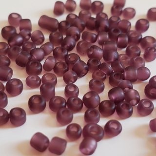 Rokajl matný, 3mm, fialová, 50g