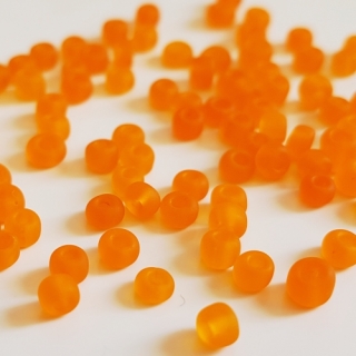 Rokajl matný, 3mm, oranžová reflexní, 50g